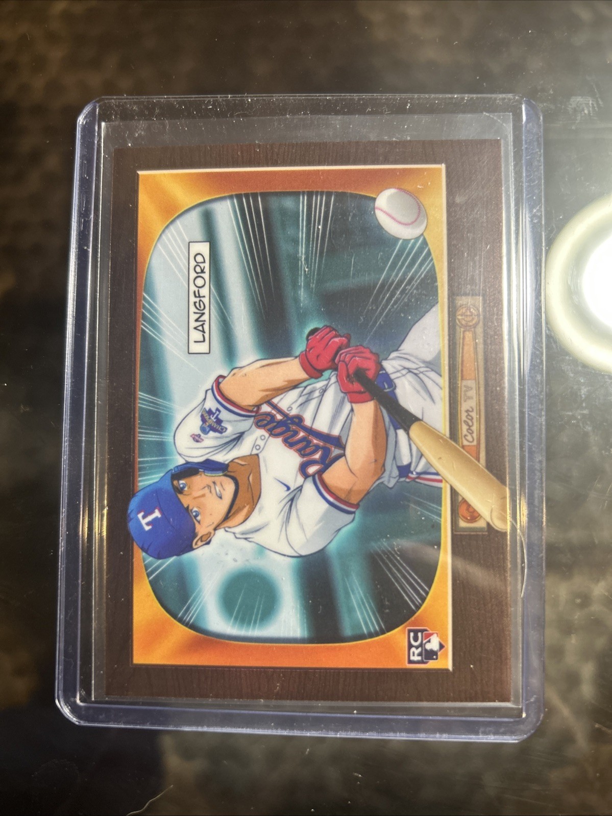 2024 Bowman's Best - 1955 Bowman Anime Wyatt Langford #BA-19 (RC)