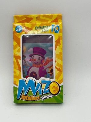 MAZO Intellect Game Move the Ball Enlighten Your IQ 3+ Maze Puzzle Box New