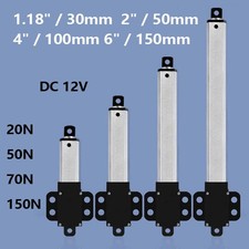 150N Stroke 30mm 50mm 100mm 150mm DC 12V Micro Mini Linear Actuator 30mm/s Speed