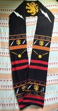 Hot Topic Harry Potter Gryffindor Fair isle Scarf Warner Broth Bioworld