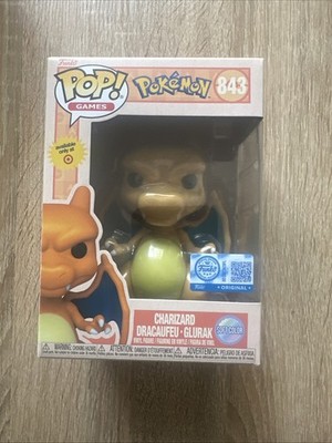 Funko Pop! Charizard 843 Soft Color Pokemon Target Exclusive + POP PROTECTOR