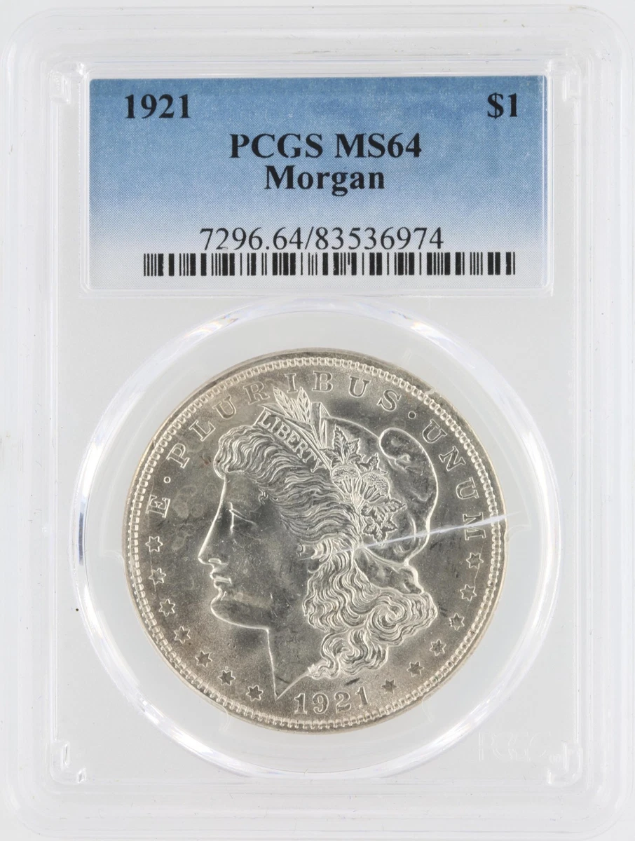 MS 64 Graded 1921 Year Morgan US Dollars (1878-1921) for sale | eBay
