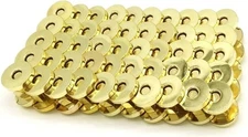 50 Sets 14mm Silver Magnetic Purse Snap Clasps Button for Sewing Crafts