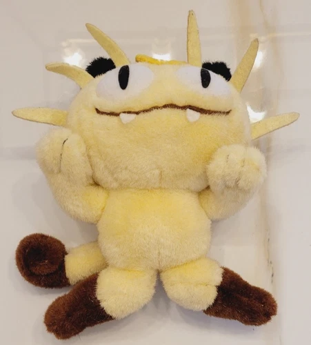 Vintage Pokémon Meowth Plush Toy  1999 Tomy 90s