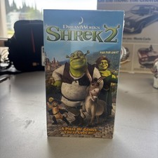 Shrek 2 DreamWorks VHS (2004) Mike Myers, Eddie Murphy. New Factory Sealed ⭐