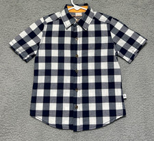 Tommy Bahama Flannel Shirt Youth S 5/6 Plaid Button Down Heavy Cotton Lot Of 2