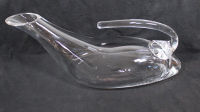 Riedel Crystal Glass Duck Wine Decanter Made in Austria READ