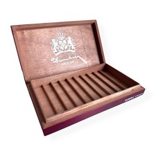 Alfred Dunhill of London Cigar Box for 10 Robusto Cigars Travel Desk Humidor