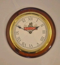 Fullers Brewery Pub Wall Clock Brewerania Man Cave Home Bar Decor