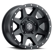 Icon Alloys Rebound 18x9 5x150 25mm Offset Satin Black Wheel 1818905560sb -