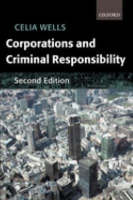Corporations Und Strafrechtliche Verantwortung Taschenbuch Celia Wells