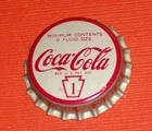 VINTAGE COCA-COLA PENN STAMP COKE UNCRIMPTED SODA POP BOTTLE CAP CORK