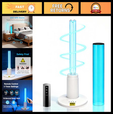 36W UV Light Sanitizer with Ozone Remote Timer - UV-C Disinfection for Home, O