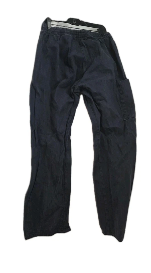 Calça cargo Yeezy YZY Gap cetim masculina tamanho médio poética azul marinho autêntica - Imagem 4 de 4