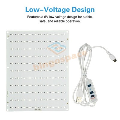 LED Backlight Board Light Board 5V1A Type-C 110 120 Beads brightness adjustable