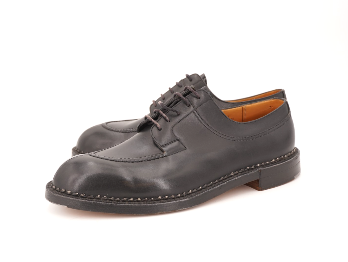 WORN 5x | $2580 JM WESTON HUNT DERBY 12 E 13 677 NORWEGIAN BLACK