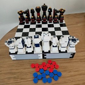 LEGO 40174 2 IN 1 Iconic Chess & Checkers Set Retired COMPLETE No Box or Manual