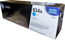 Original HP 824A Cyan Toner Cartridge. New Sealed Box, We Ship Fast