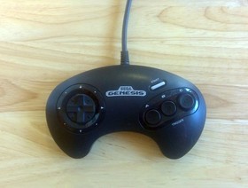 MSX and MSX 2 SEGA Genesis Modded 2 Button Controller Joystick Mod