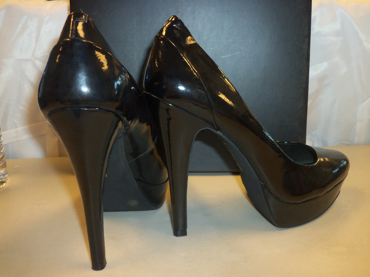 INC International Concepts New Womens Benecia Black Platform Heels 9 M Shoes