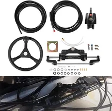 200HP Hydraulic Outboard Steering Kit Marine Boat System For Yamaha/Suzuki/Honda