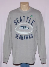 Seattle Seahawks Thermal Long Sleeve Shirt Gray - NFL Junk Food Clothing