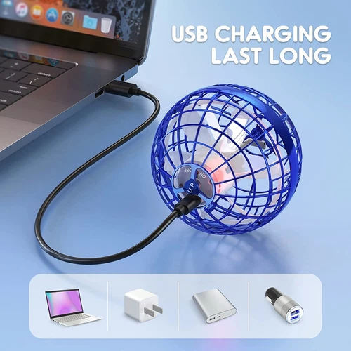 Neu Hover Ball Fliegender Ball LED Spinner Ball Flying Orb Kinder Spielzeug Gift - Bild 9 von 17