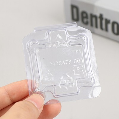 10Pcs CPU Box CPU Plastic Protective Case CPU Clamshell Tray Case Contai'yg W D
