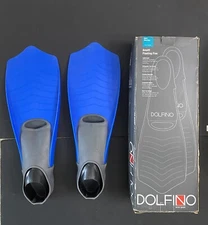 Dolfino Dive Gear Amalfi Floating Fins Swim Flippers USA Size Men’s Large 11/12