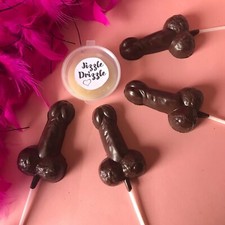 LARGE 9cm  DARK CHOCOLATE WILLY/PENIS VEGAN/DAIRY-FREE -HEN PARTY/VALENTINE/GIFT