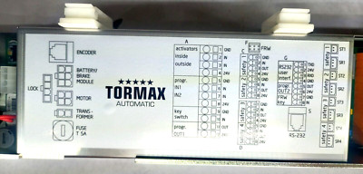 TORMAX CONTROL UNIT 2201, TID 405985, 1588390, MCU8-CONU-85 TORMAX CONTROL UNIT 2201, TID 405985, 1588390, MCU8-CONU-85