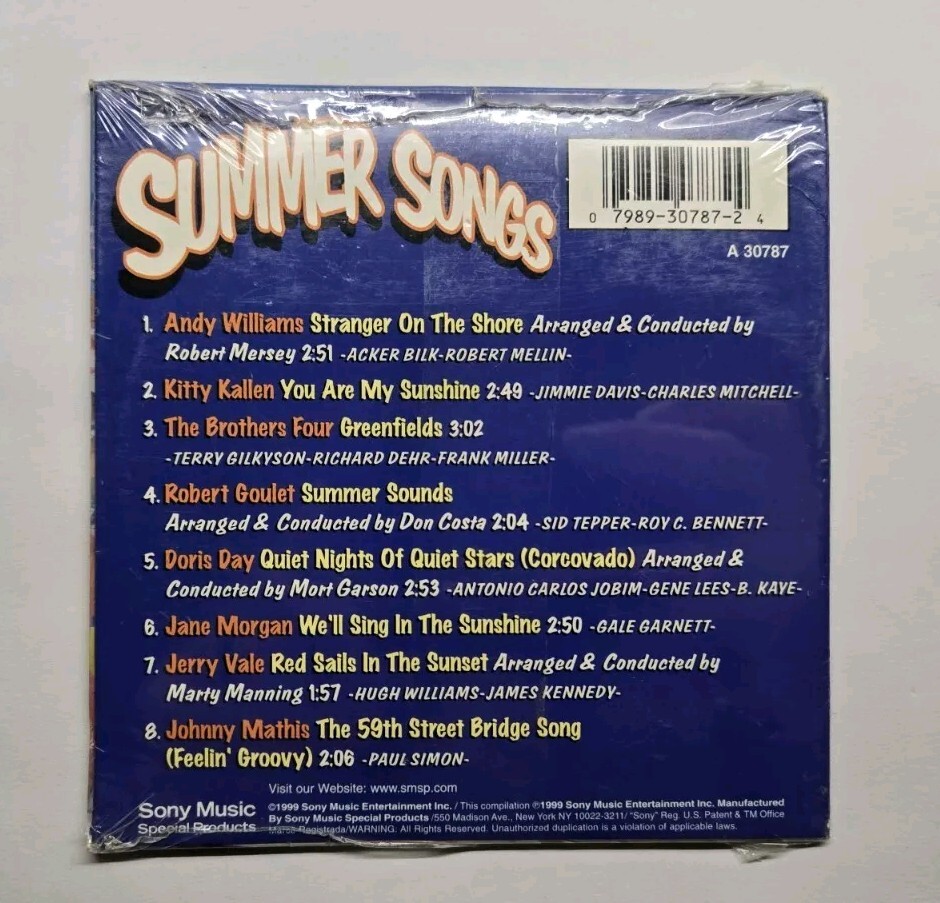 Summer Songs (CD, 1999, Sony) | eBay