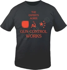 Gun Control Works S/S T shirt Biker Tea Party - S-3X Molon Labe Come Take Them