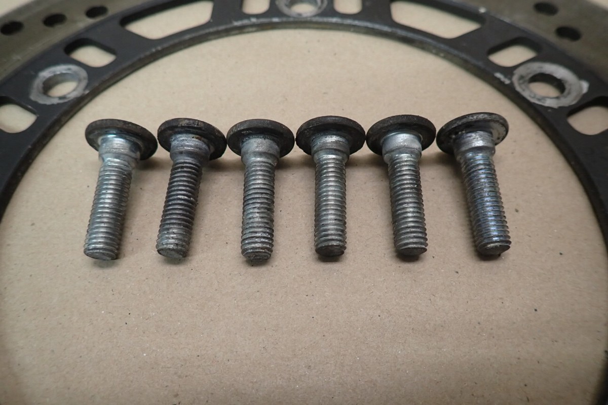 1991 KAWASAKI NINJA ZX6 ZX600 C FRONT BRAKE ROTOR W/ HARDWARE 4.42