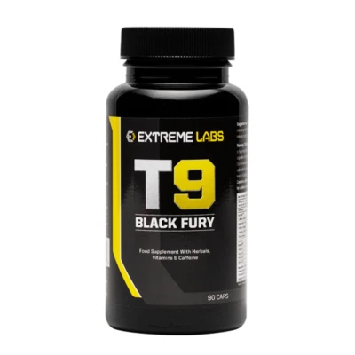 Extreme Labs T9 Black Fury Stimulant Fat Burner 90 Caps strong fat burner pills
