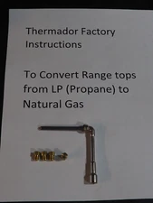 NEW Thermador PRSE484GG Rangetop LP to Natural Gas Conversion Orifice Kit