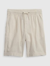 NEW 30 GAP Kids Boys Natural Linen Easy Pull-On Shorts Size XS 4-5 YRS