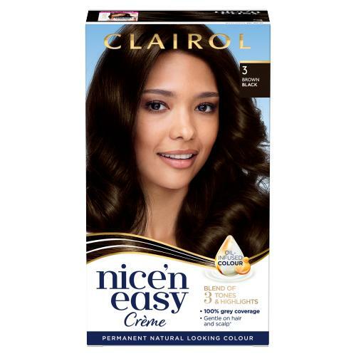 Clairol Nice'n Easy Permanent Hair Dye 3 Brown Black - Image 4