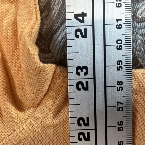 Men’s Long Sleeve Polo Size Large Yellow Scandia Woods - Picture 3 of 4
