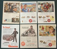 A & P Super Markets Advertisements Lot of 6