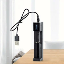 USB Smart Battery Charger For 18650 14500 16340 Rechargeable Li-Ion Batteries