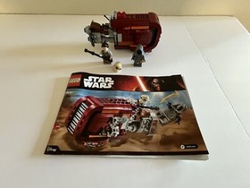 LEGO Star Wars 75099 Rey's Speeder  100% complete. Retired