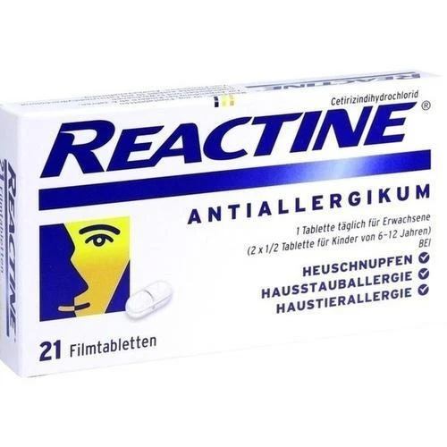 JOHNSON & JOHNSON GMBH (OTC) REACTINE Filmtabletten 21 St PZN 2152240