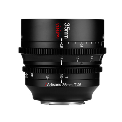 7Artisans Cine Lens 35mm T1.05 Canon EOS R CRRF RP R1 R3 R5 R6 Large Aperture