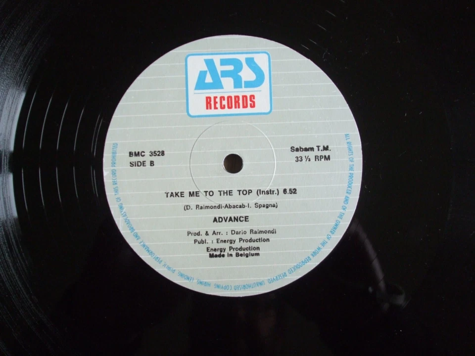 MAXI EP ADVANCE TAKE ME TO THE TOP + REMIX ITALO DISCO FUNK MODERN SOUL EX - Photo 3/4