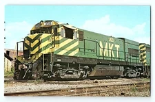 Katy Railroad 350 Missouri Kansas Texas U23B Parsons KS Vintage Postcard