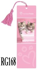  1 x Kitten Bookmark Minnie and Lulu Pink By Rachael Hale  RG168
