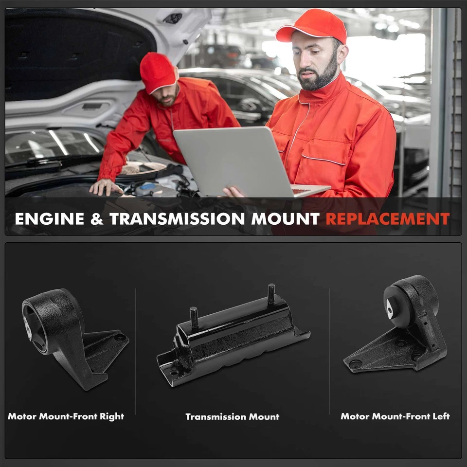 3x Engine Motor & Transmission Mount for Dodge Ram 2500 Ram 3500 1994-1998 5.9L - Image 2 of 4