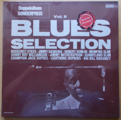 BLUES Selection Vol. II Sealed Werksversiegelt Doppel LP Bellaphon BBS 2503