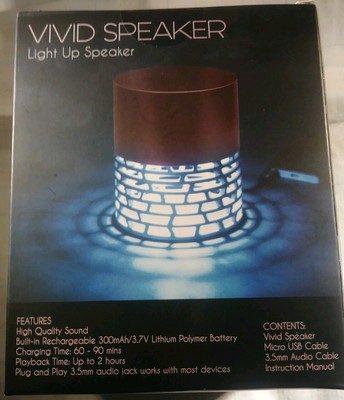 vivid speaker light up speaker